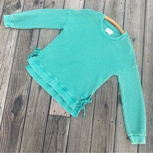 Anthropologie Saturday Sunday Alaina Waffle Pullover Top